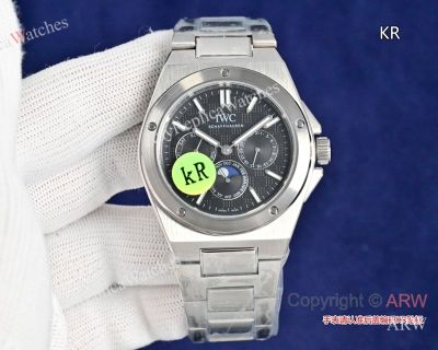 High Quality Replica IWC Engineer Perpetual Calendar Silver Stainless Steel Strap Different Colors Face Dial Three-Piece Stainless Steel Case Watch 41.6mm